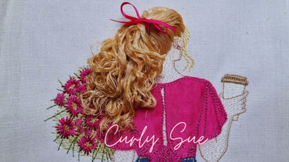 Curly SUE  CARD SIZE 4x6