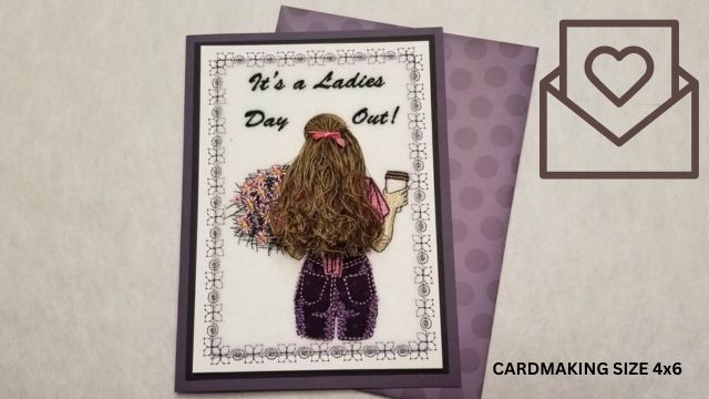 Curly SUE  CARD SIZE 4x6