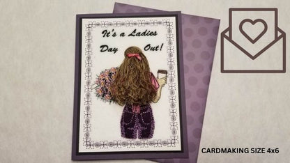 Curly SUE  CARD SIZE 4x6