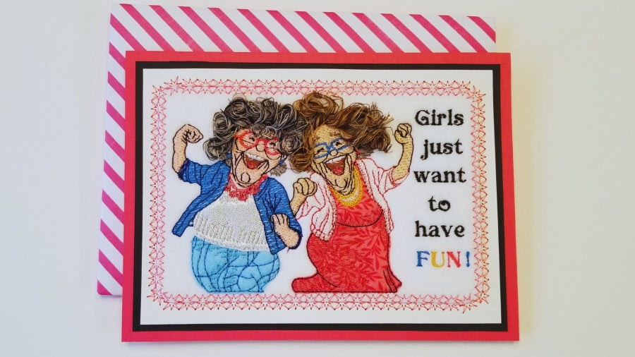 Happy Golden Girls CARD SIZE 4x6