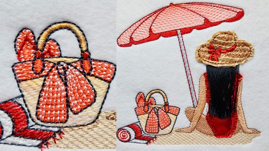 Zoe At the Beach (2 Sizes)