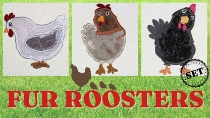 Furry Rooster Set