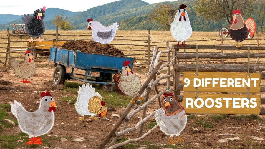 Furry Rooster Set