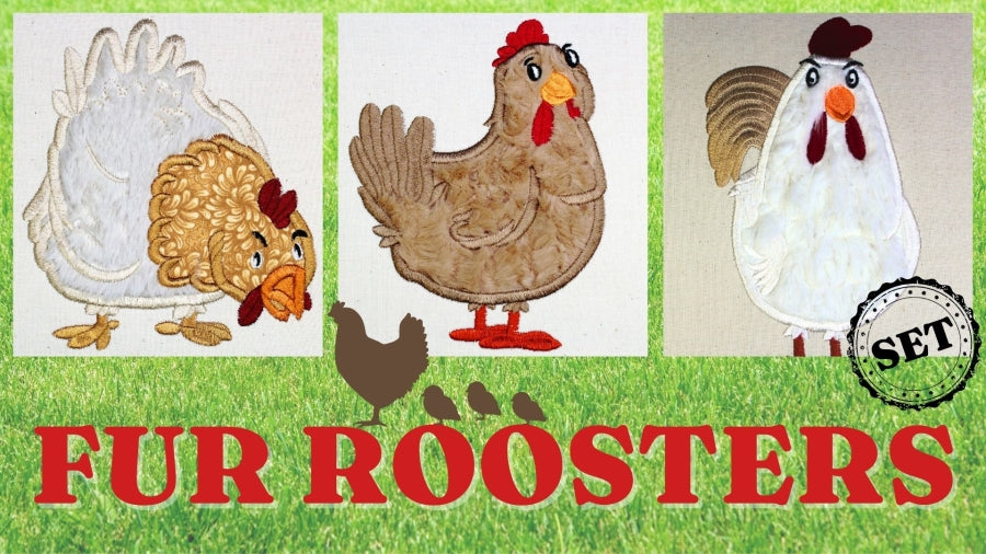 Furry Rooster Set