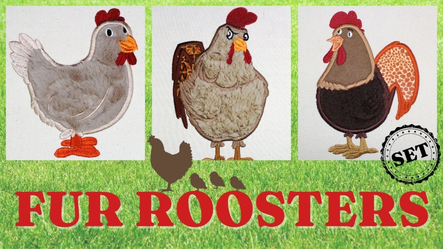 Furry Rooster Set