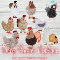 Furry Rooster Set