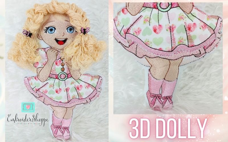 8x12 Dolly Doll