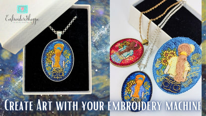 Starry Night Pendant & Brooch