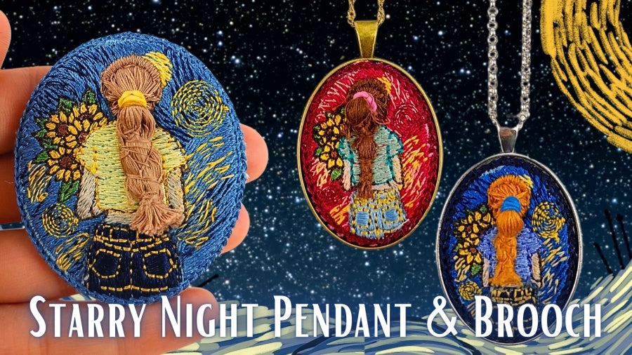 Starry Night Pendant & Brooch