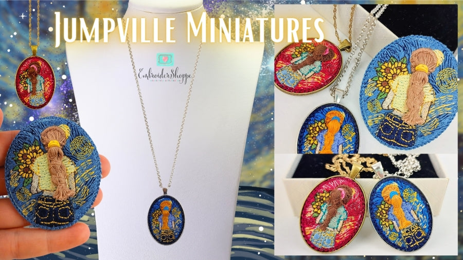 Starry Night Pendant & Brooch