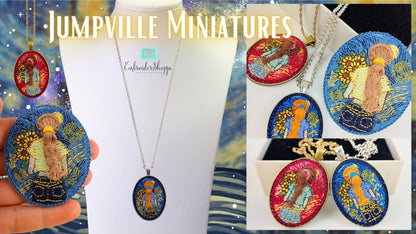 Starry Night Pendant & Brooch