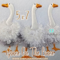 5x7 Goose On The Loose