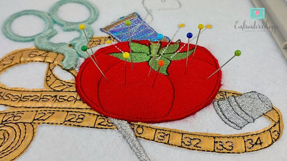 4 x 6 3D Tomato Pincushion Fun