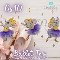 6 x 10 Ballet Trio