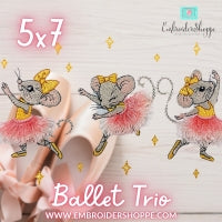 5 x 7 Ballet Trio