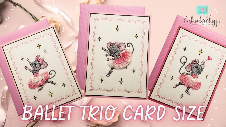 4 x 6 Ballet Trio Designs