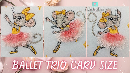 4 x 6 Ballet Trio Designs