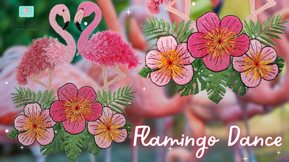 5 x 7 Flamingo Dance