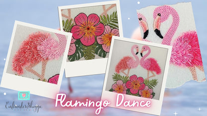 5 x 7 Flamingo Dance