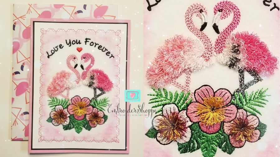 4 x 6 Flamingo Dance