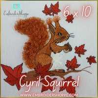 6 x 10 Cyril Squirrel