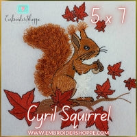 5 x 7 Cyril Squirrel