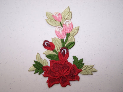ROSES PATCHES Iron On