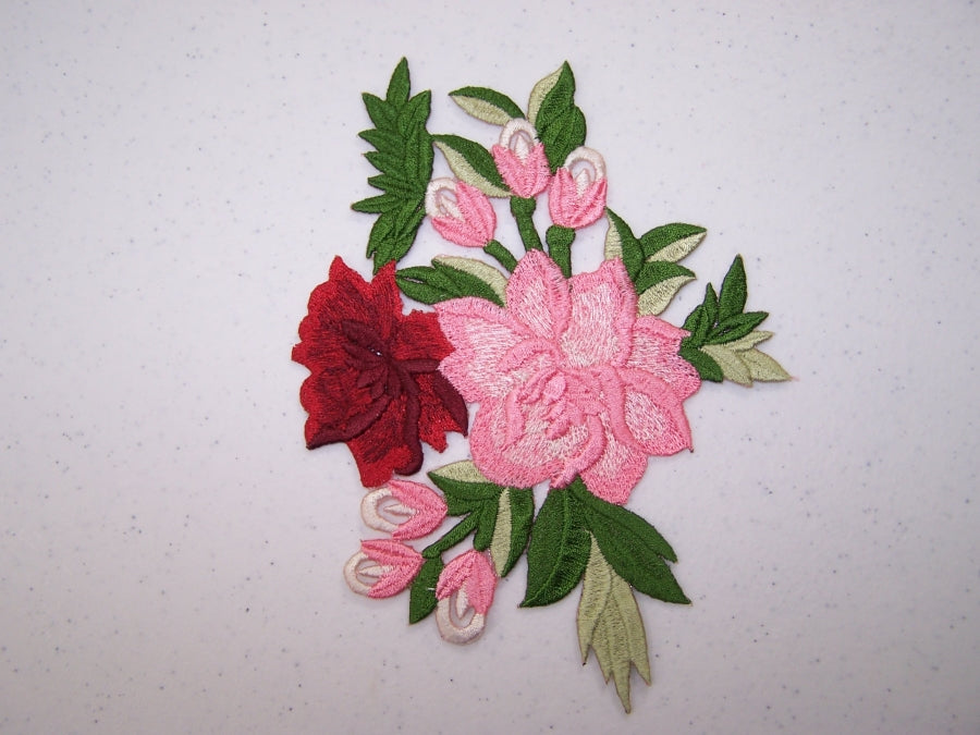 ROSES PATCHES Iron On