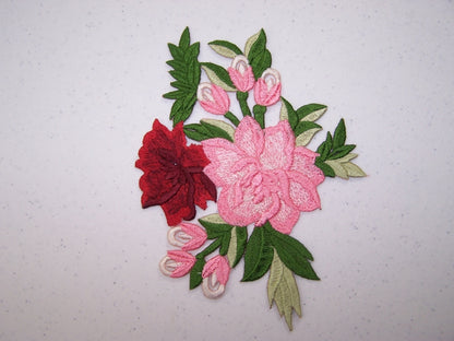 ROSES PATCHES Iron On