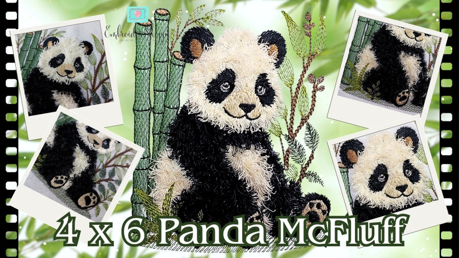 4 x 6 Panda McFluff