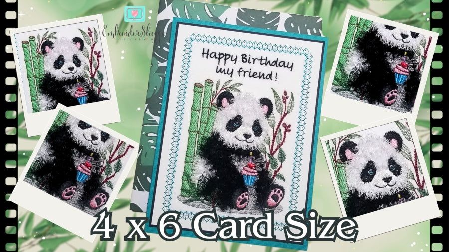 4 x 6 Panda McFluff