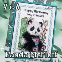 4 x 6 Panda McFluff