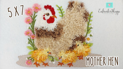 5 x 7 Mother Hen