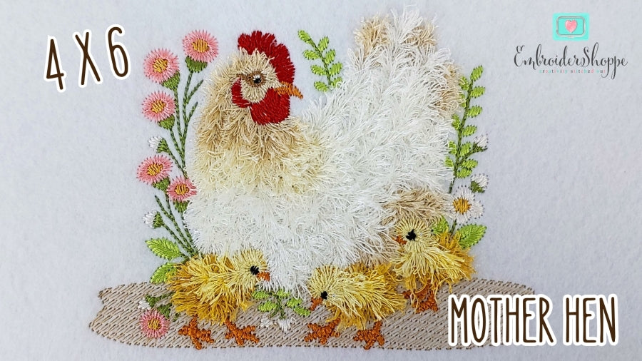 4 x 6 Mother Hen