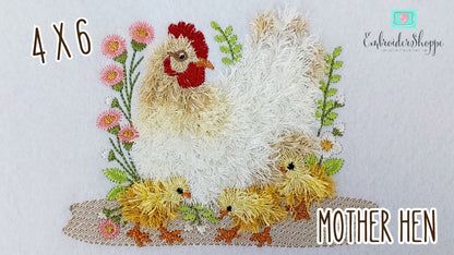 4 x 6 Mother Hen