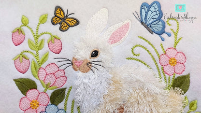 8 x 12 Vintage Bunny