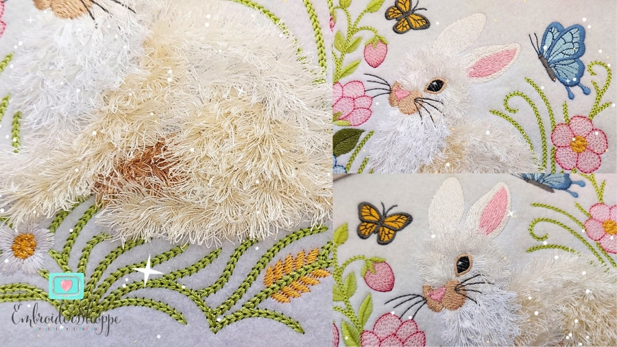 6 x 10 Vintage Bunny