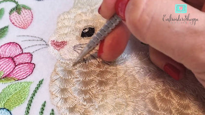 6 x 10 Vintage Bunny