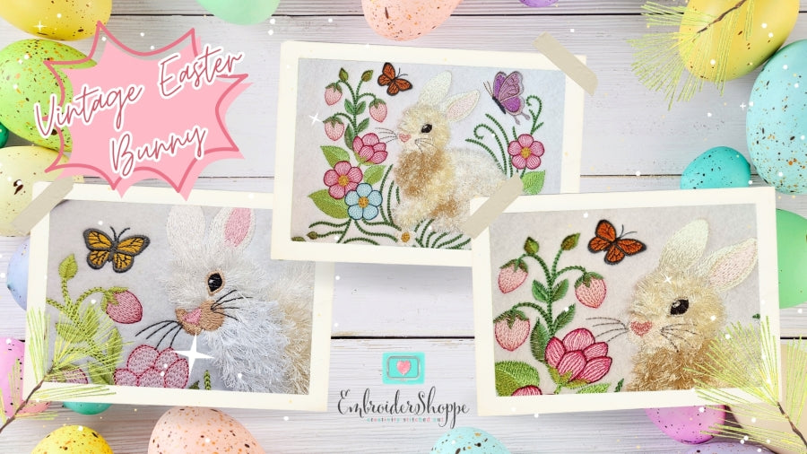 4 x 6 Vintage Bunny