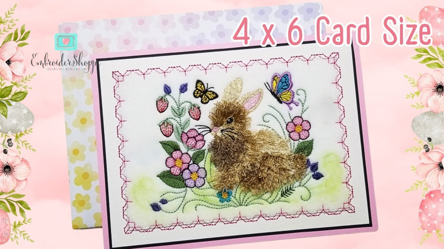 4 x 6 Vintage Bunny