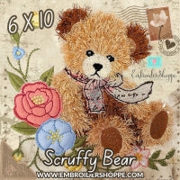 6 x 10 Scruffy Bear