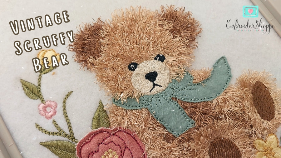 5 x 7 Scruffy Bear