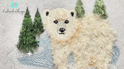 6 x 10 Fringed Frosty