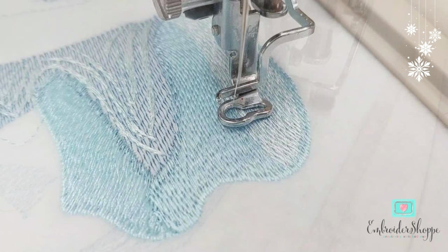 6 x 10 Fringed Frosty