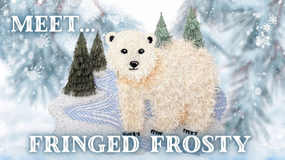 5 x 7 Fringed Frosty