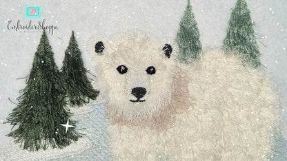 5 x 7 Fringed Frosty