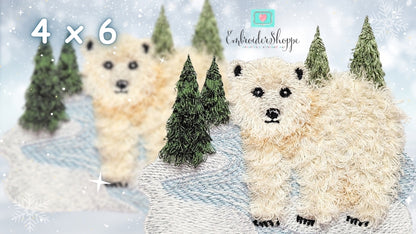 4 x 6 Fringed Frosty