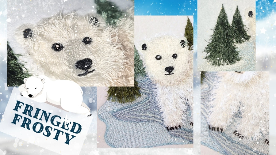 4 x 6 Fringed Frosty