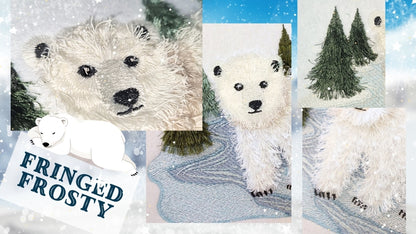 4 x 6 Fringed Frosty