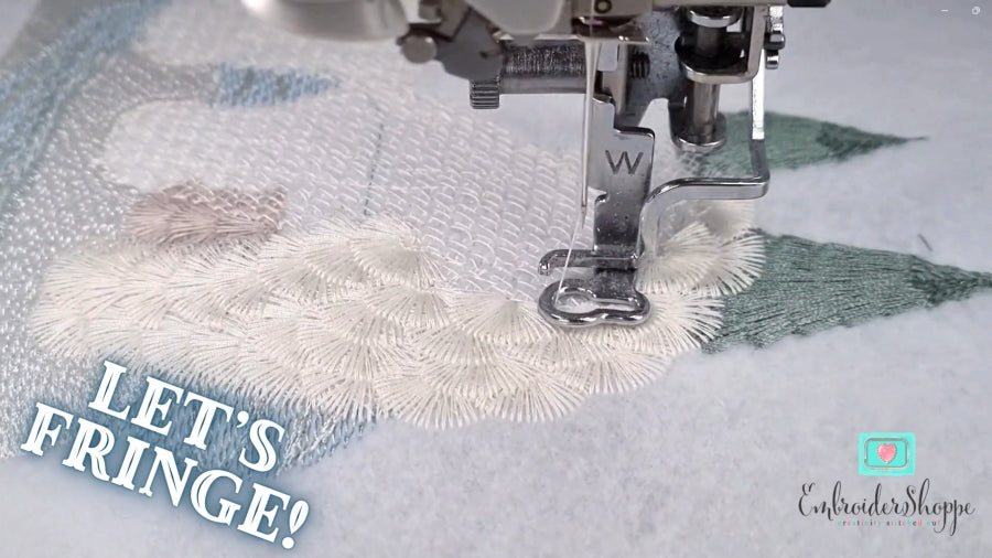 4 x 6 Fringed Frosty